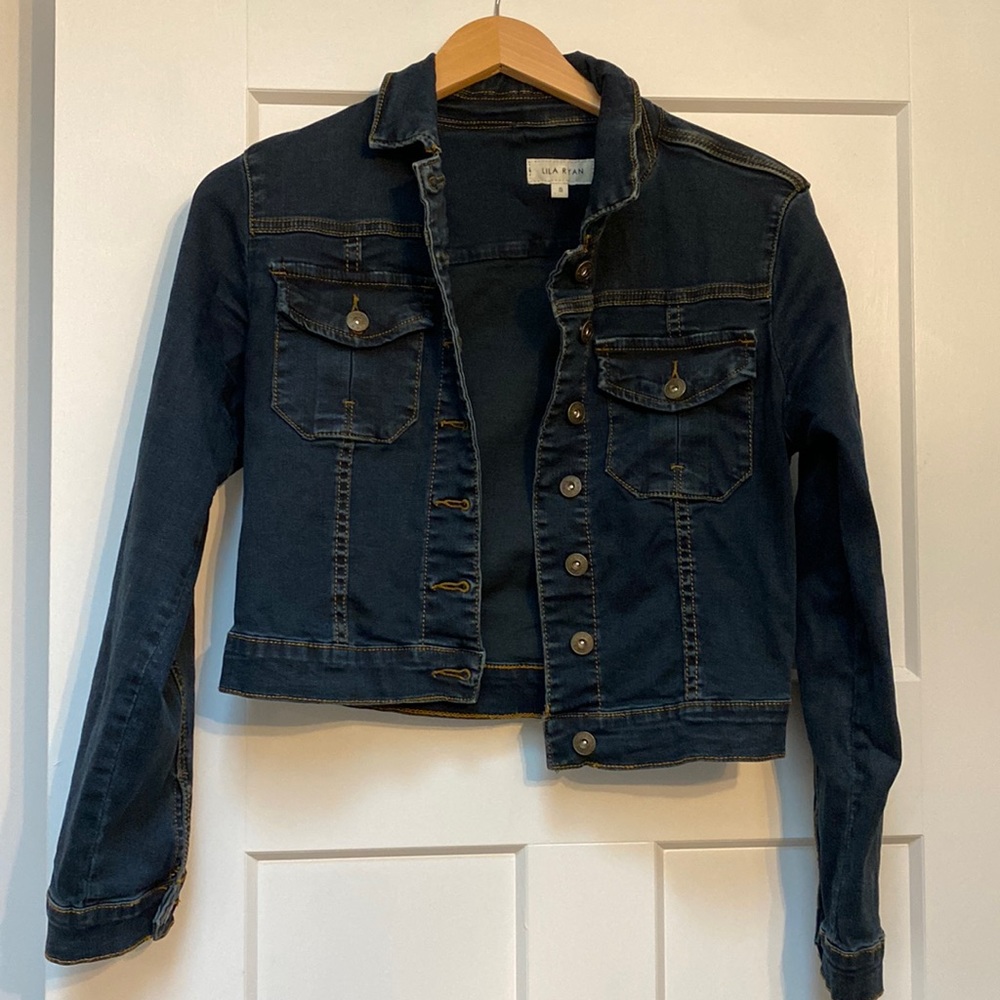 Lila Ryan Cropped Jean Jacket
